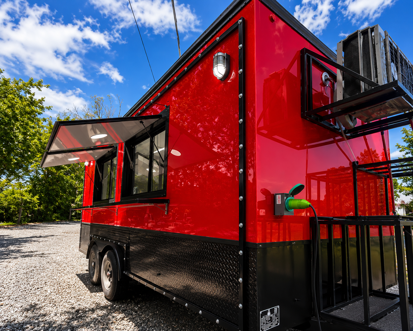 Food Trailer Red